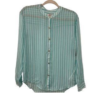 Juicy couture silk long sleeve blouse